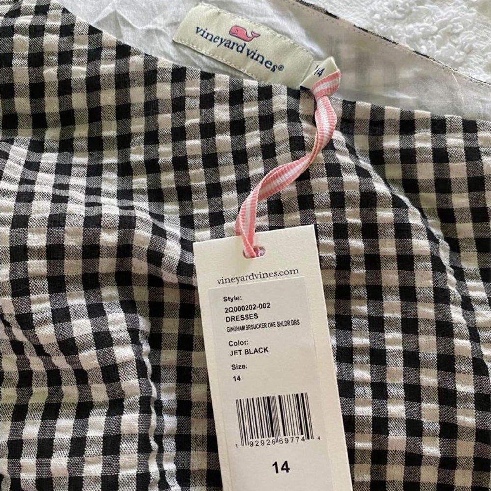 Vineyard vines one shoulder dress sz14 - Picture 3 of 3